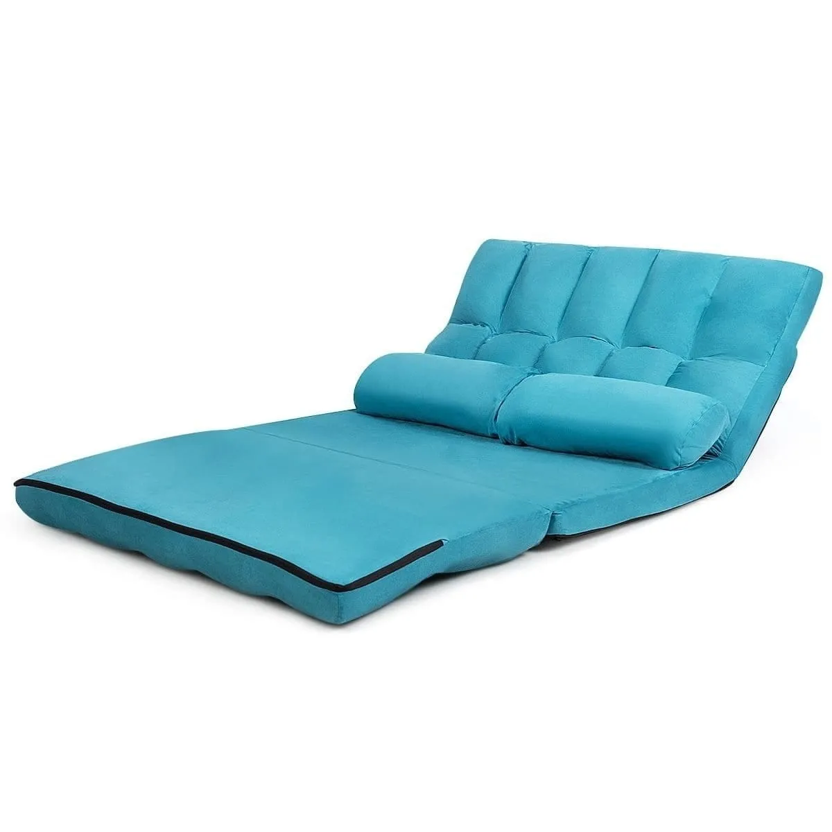 Rozkładana sofa podłogowa z regulowanym oparciem