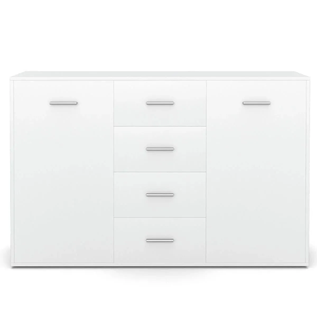 Drewniana komoda do salonu przedpokoju sypialni 123 x 34,5 x 82 cm