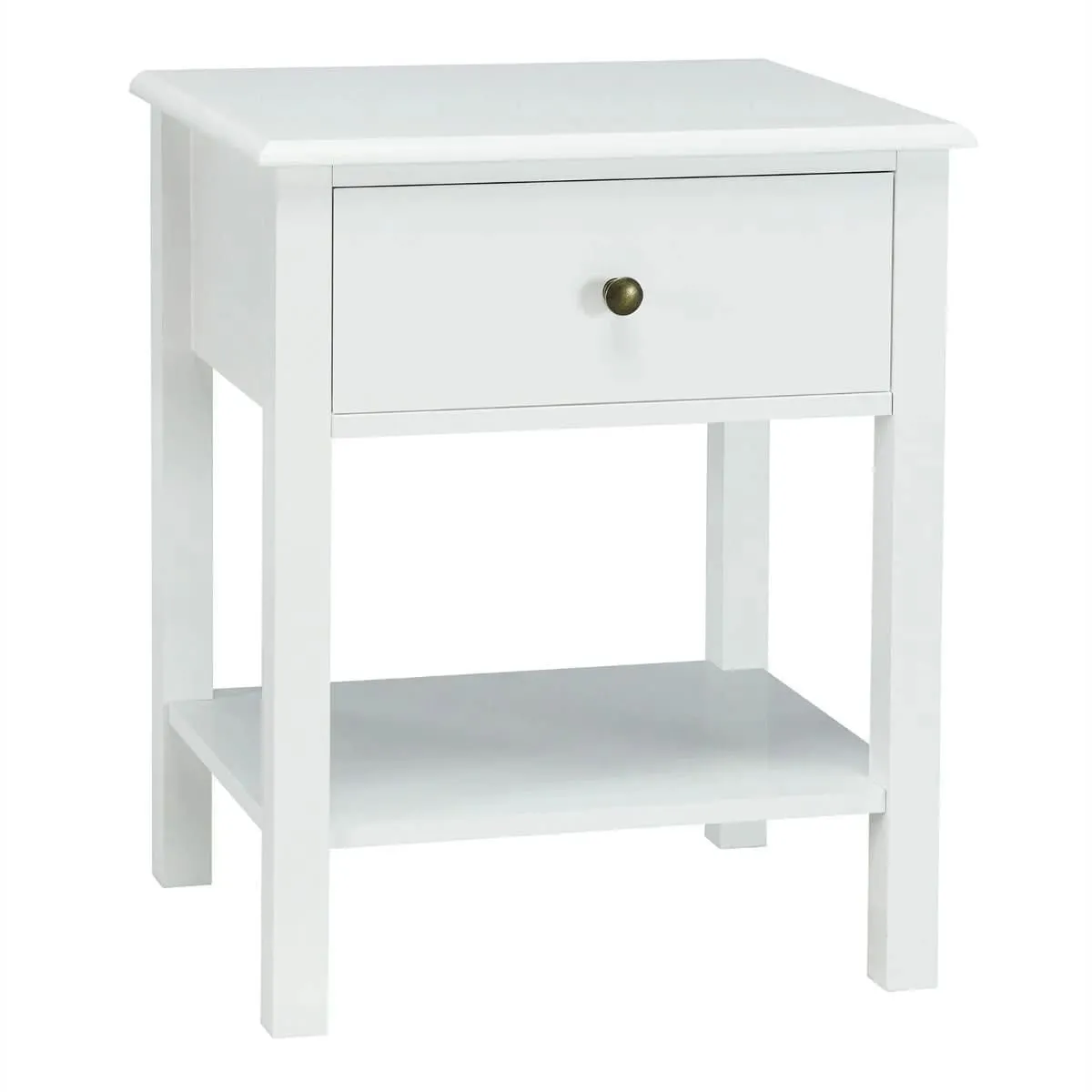 Stolik z szufladą i otwartą półką 48 x 40 x 58,5 cm