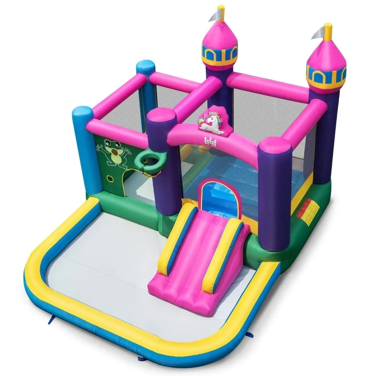 Dmuchana zjeżdżalnia dla dzieci z basenem 327 x 392 x 270 cm