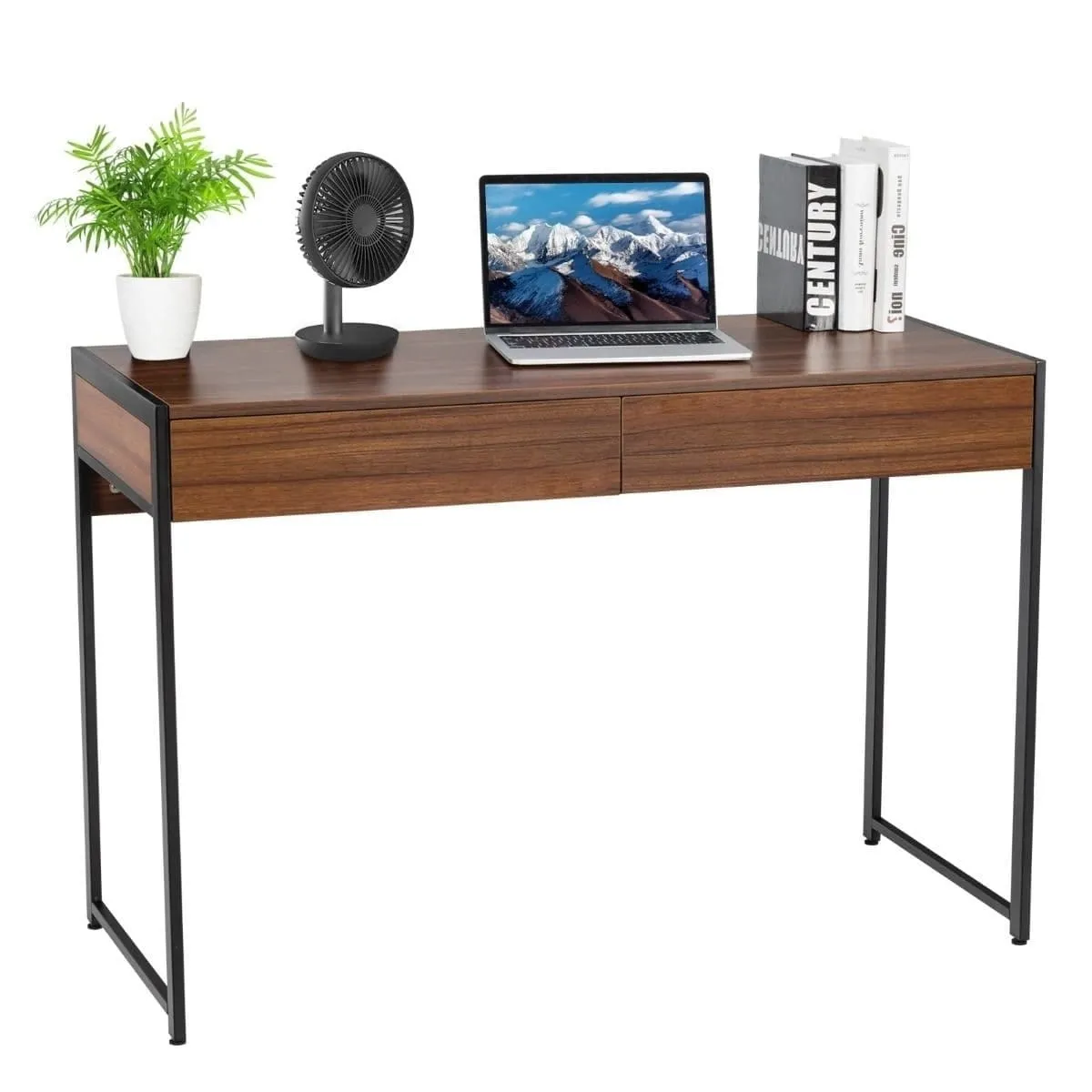 Biurko proste z 2 szufladami