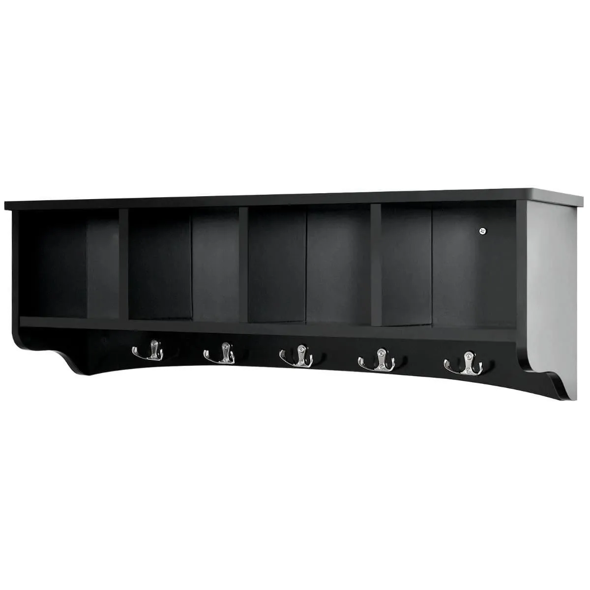 Półka z wieszakami 72 x 15,5 x 23 cm