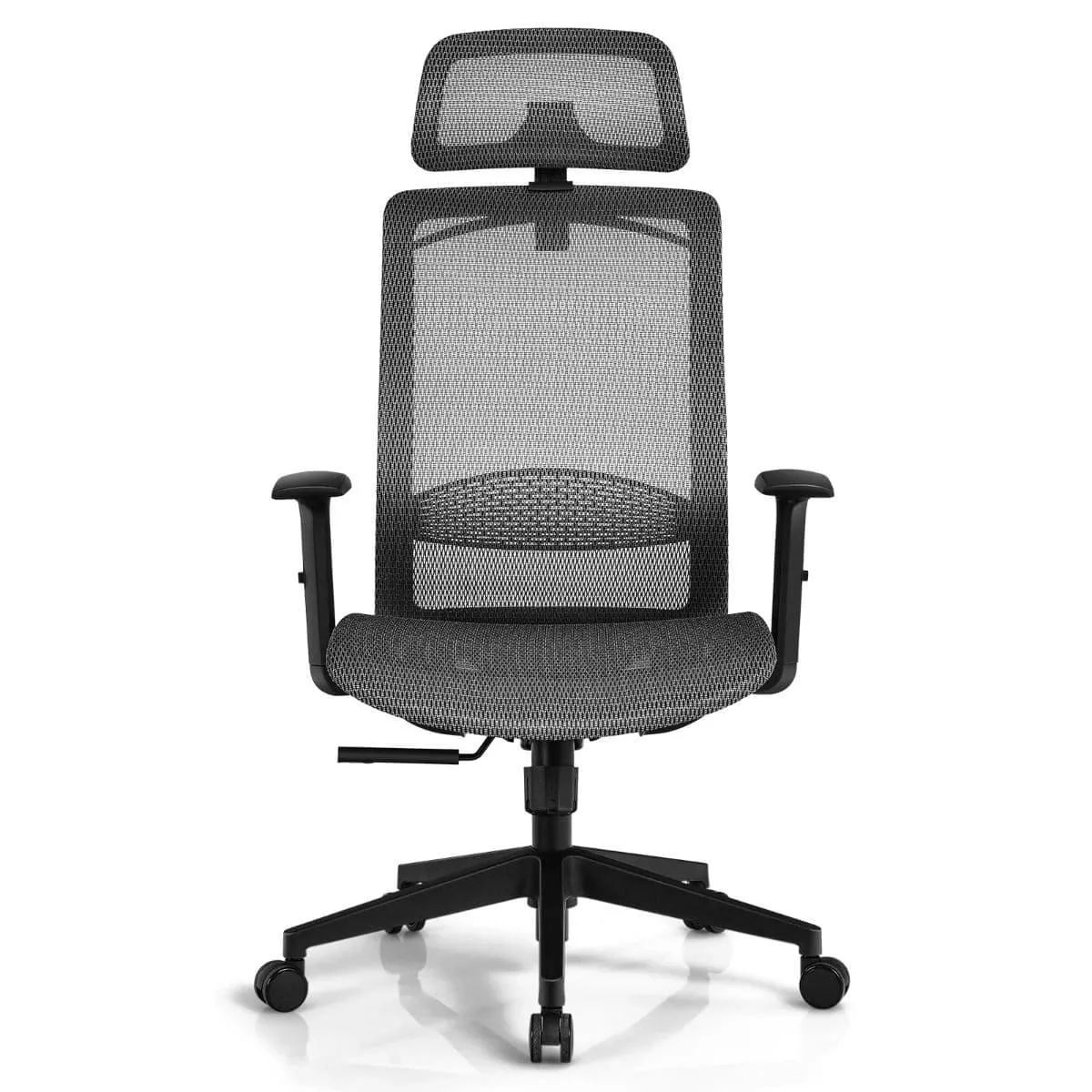 Fotel biurowy obrotowy z zagłówkiem