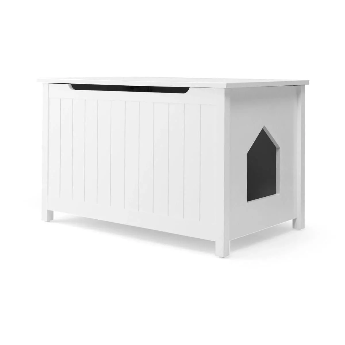 Domek dla kota otwierany od góry z wyjmowaną przegrodą 80,5 x 51 x 51 cm