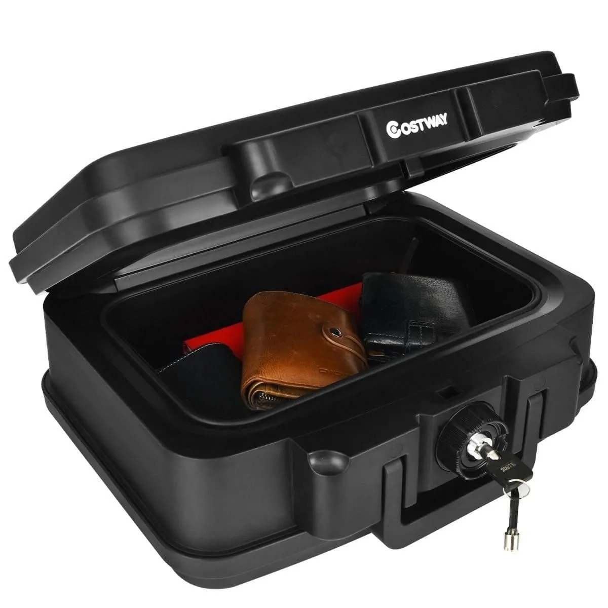 Przenośny mini sejf z zamkiem i rączką 39 x 32,5 x 17 cm