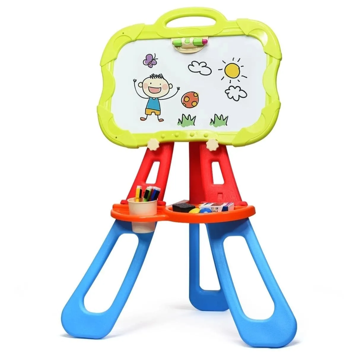 Edukacyjna tablica magnetyczna suchościeralna dla dzieci