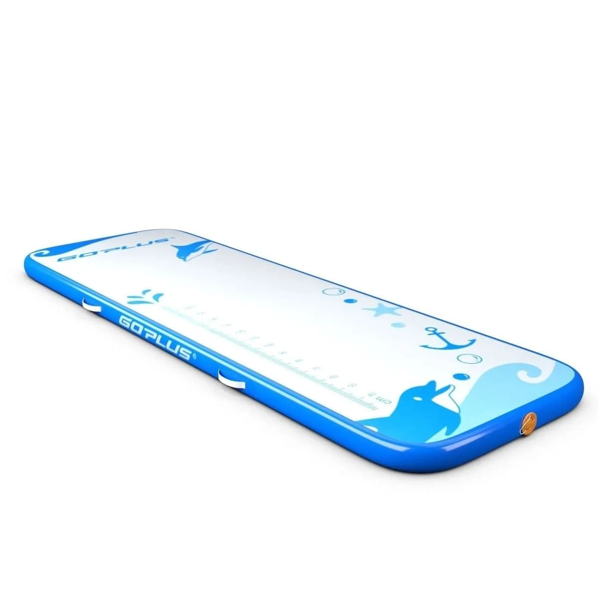 Nadmuchiwana mata gimnastyczna i materac do pływania 2w1 300 x 100 x 10 cm