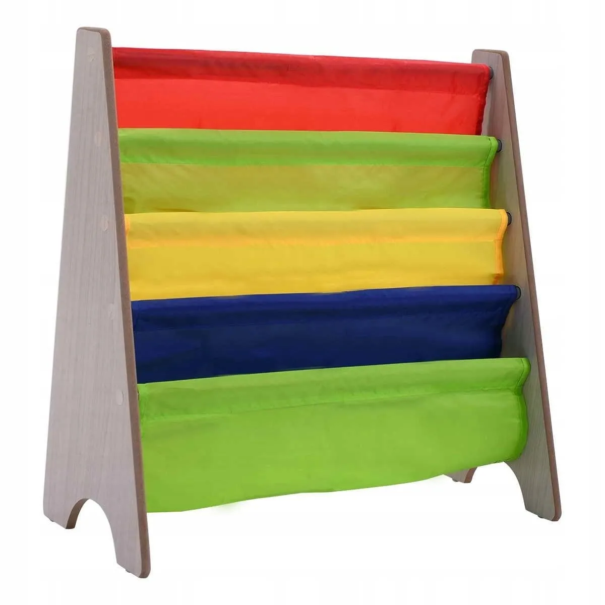 Gazetownik regał na gazety i książki z 4 półkami