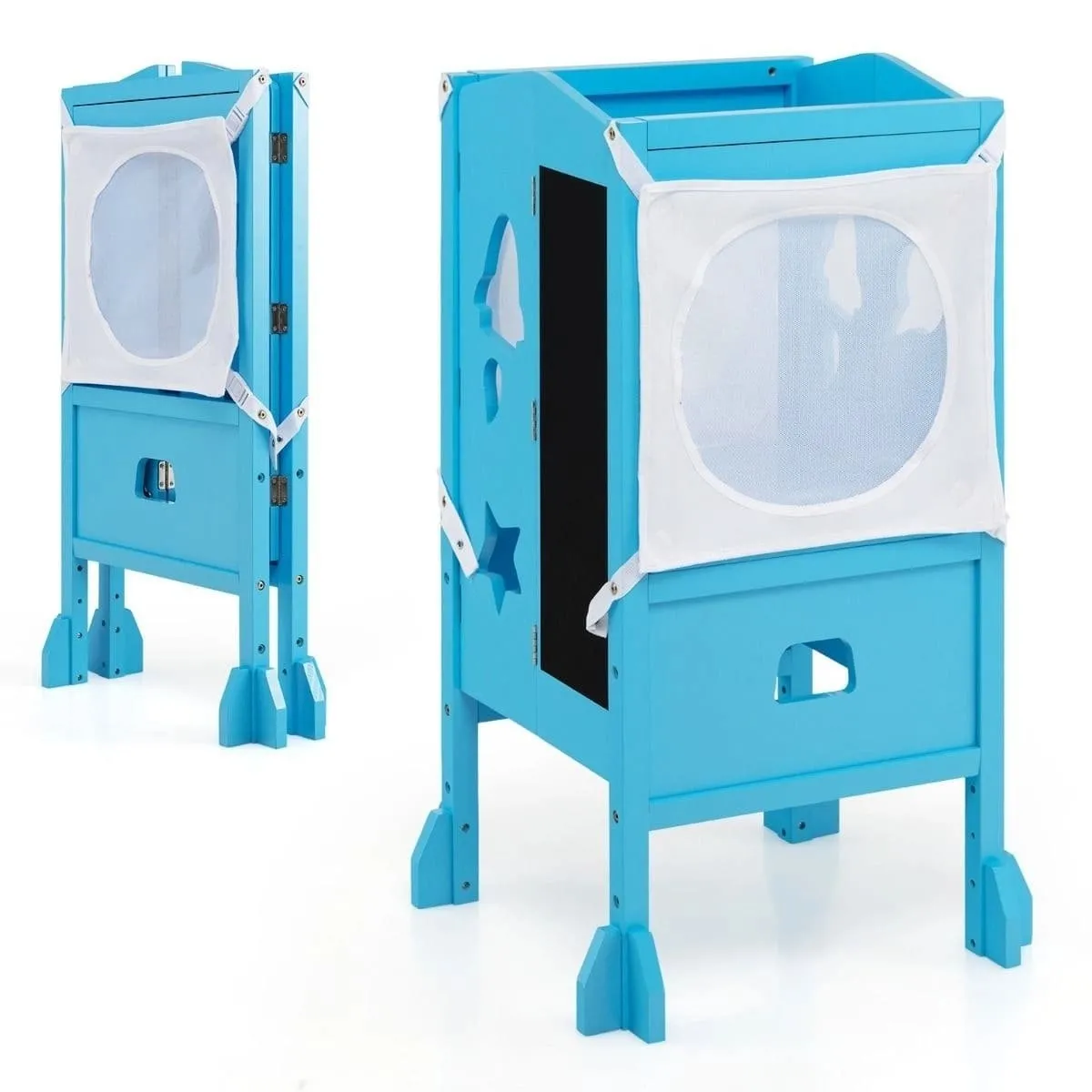 Dziecięcy podest ze stopniem 53 x 50 x 94 cm