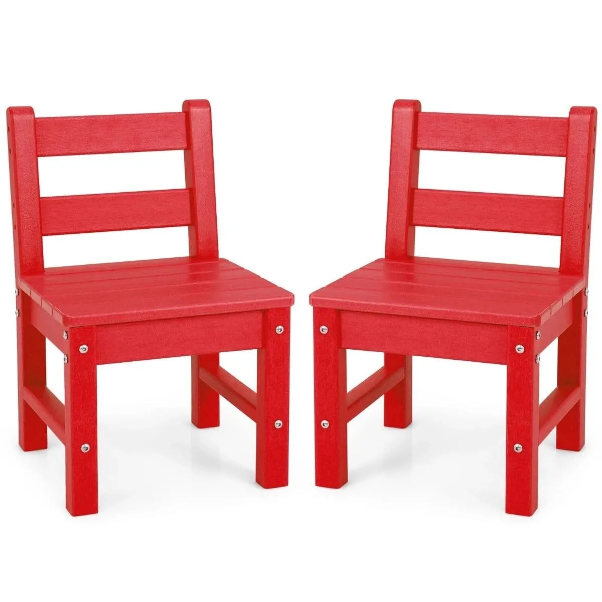 Zestaw krzesełek dla dzieci 2 sztuki 34 x 33 x 57 cm