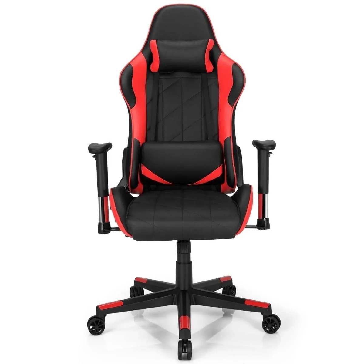 Obrotowy fotel gamingowy z zagłówkiem