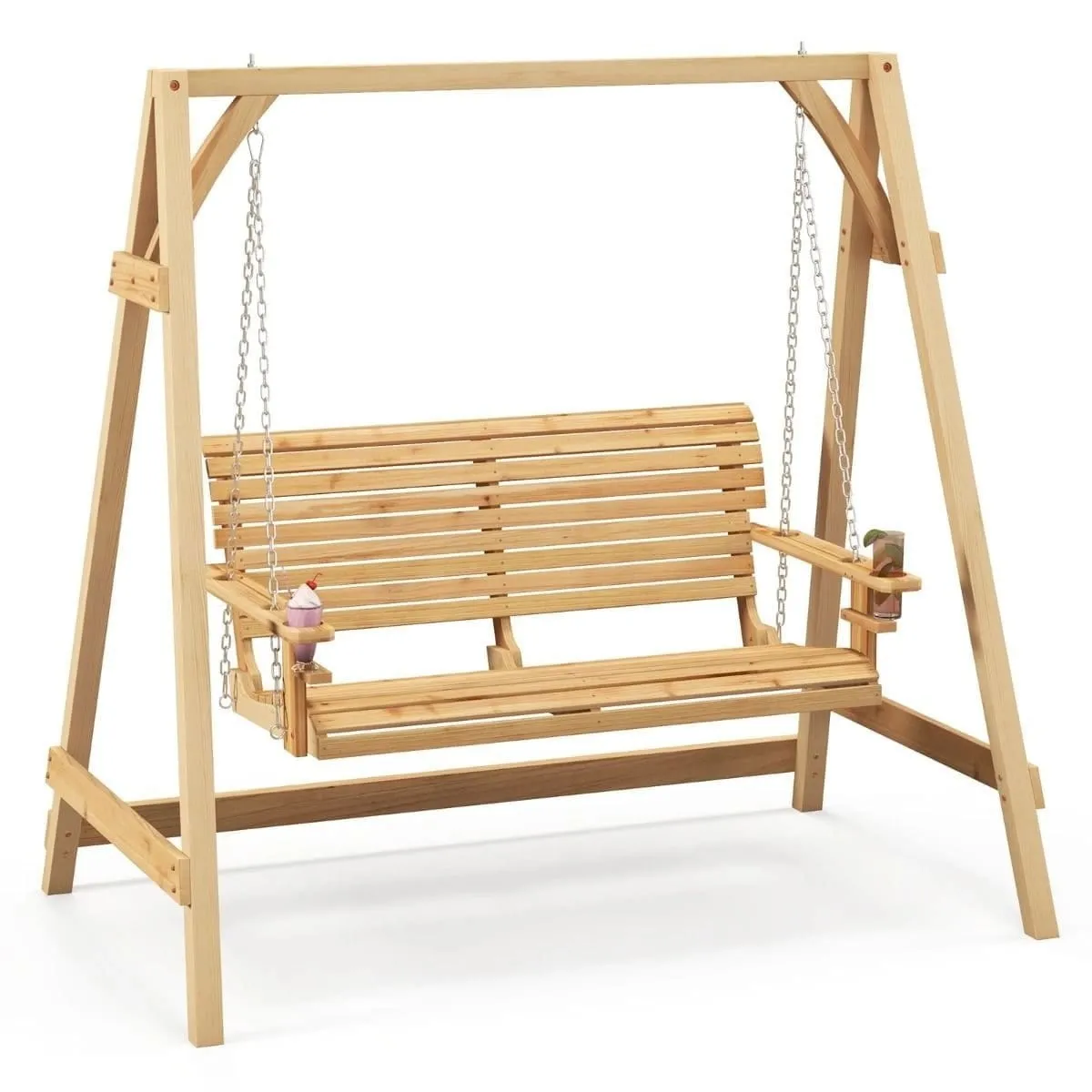 Huśtawka ogrodowa 190x121x184 cm