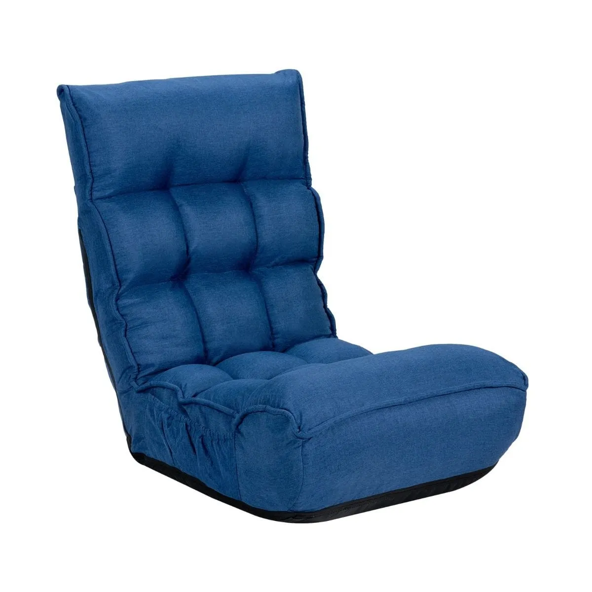 Fotel podłogowy ze składaną i regulowaną konstrukcją