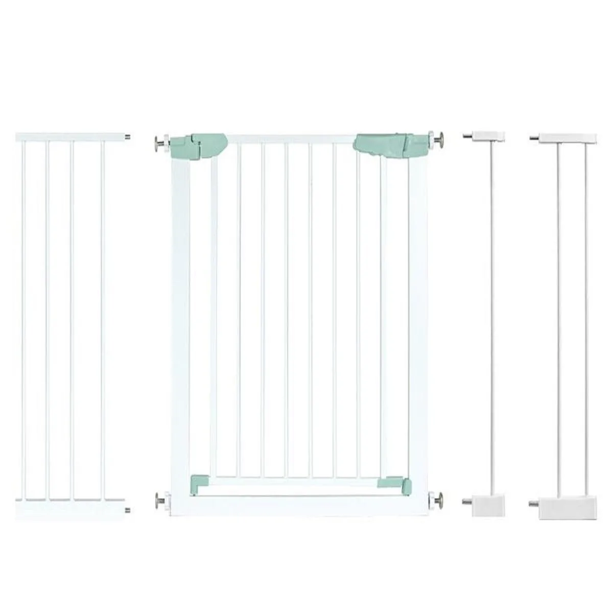 Bramka bezpieczeństwa z regulacją szerokości i blokadą