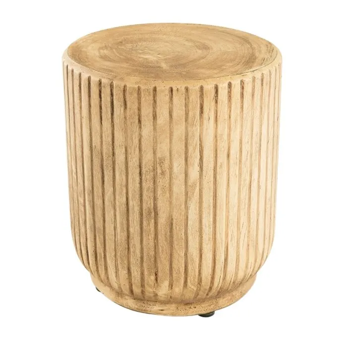 Stolik kawowy stołek imitacja pnia drzewa