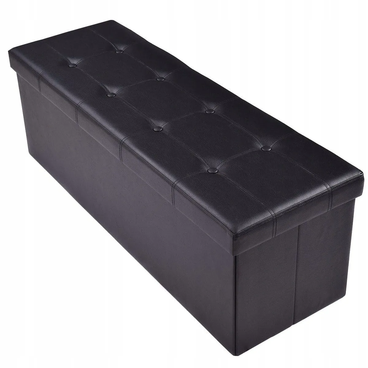 Składana pufa ze schowkiem