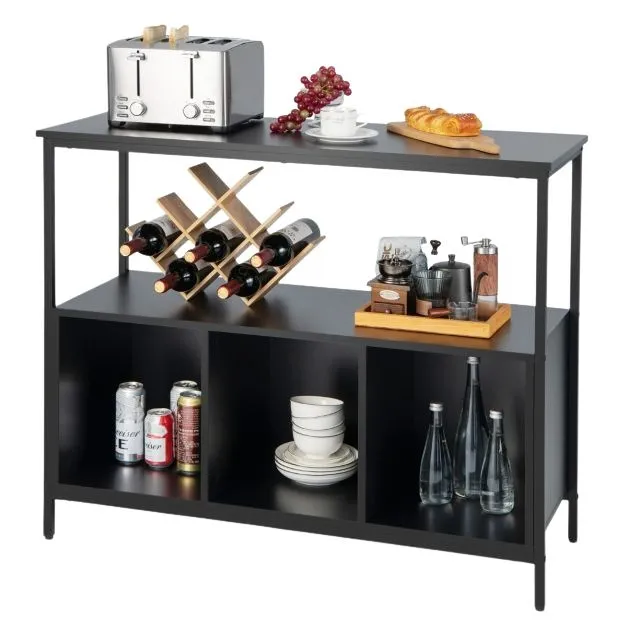 Industrialny regał z 3 otwartymi półkami