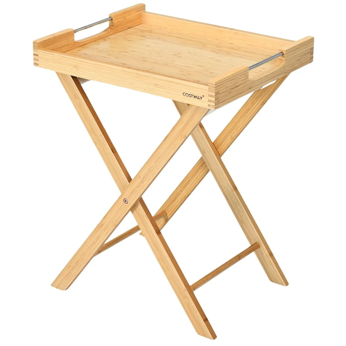 Bambusowy składany stolik tacka