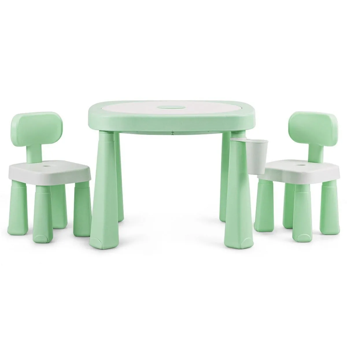 Stolik i krzesła dla dzieci 5w1 ar aplikacja 3d