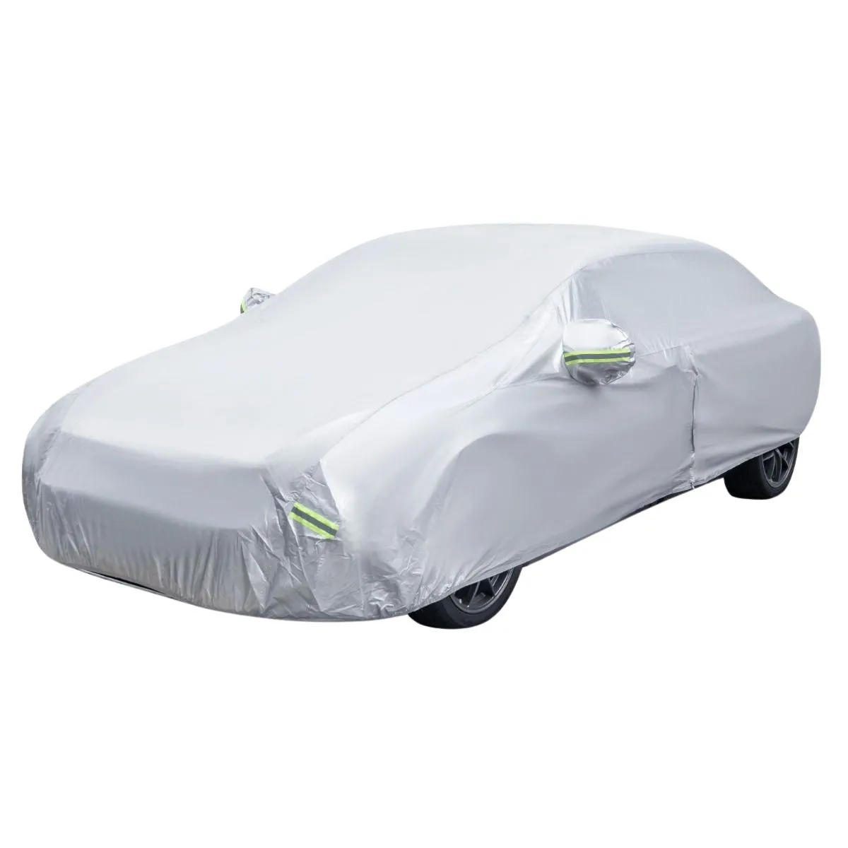 Pokrowiec na samochód 173 x 479 x 115cm srebrny