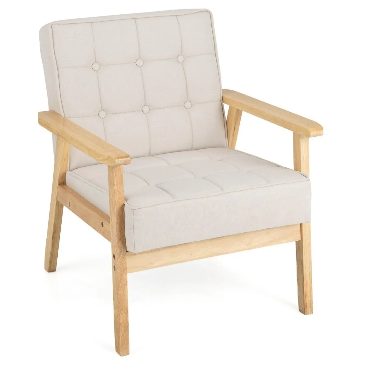 Fotel z podłokietnikami 57 x 68 x 78 cm