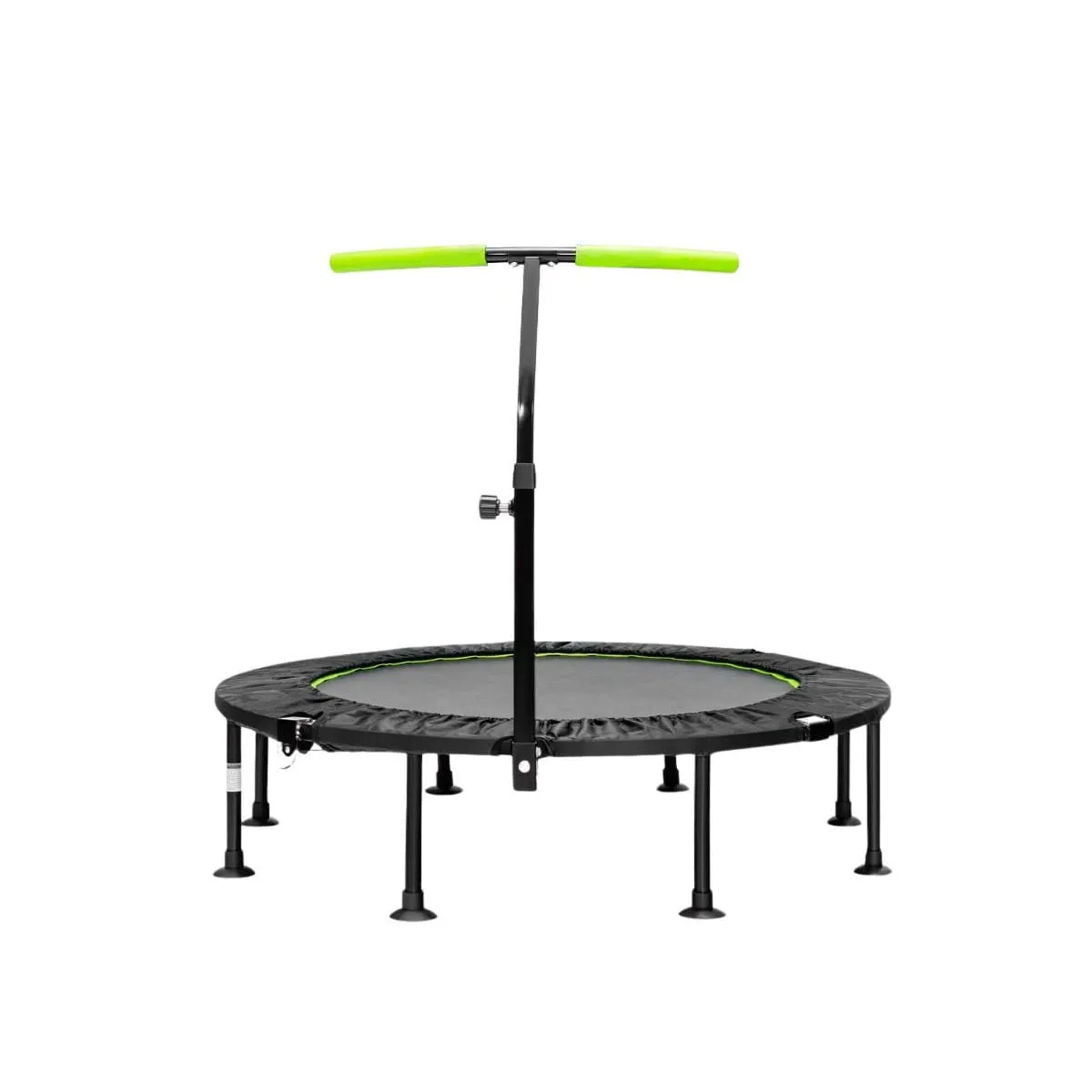 Składana mini trampolina z regulowaną poręczą