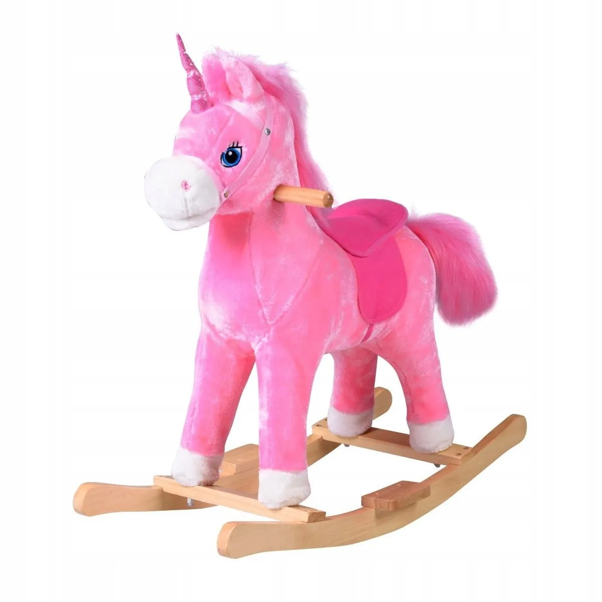 Konik na biegunach interaktywny z muzyką