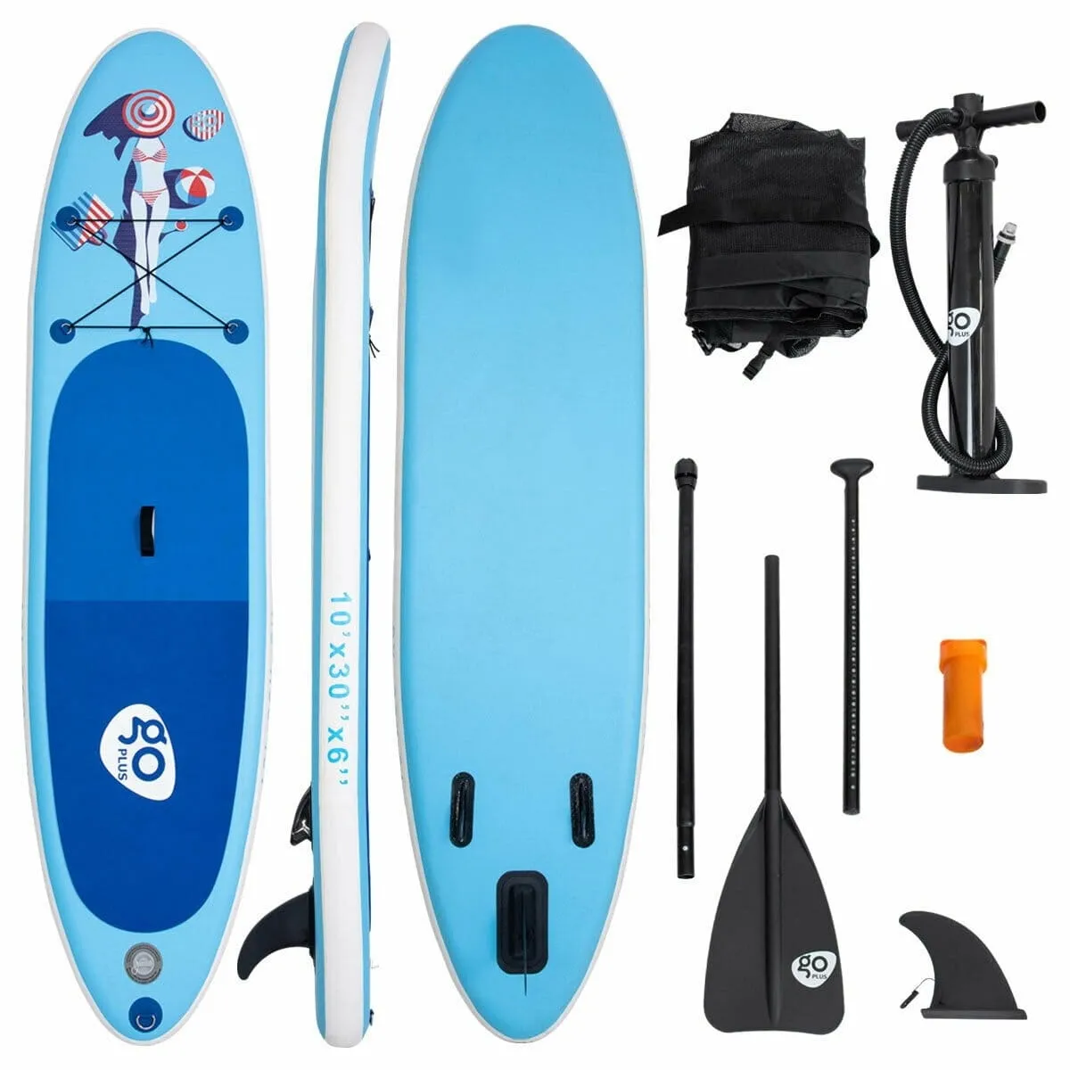 Deska sup stand up board pompowana do wiosłowania 305cm