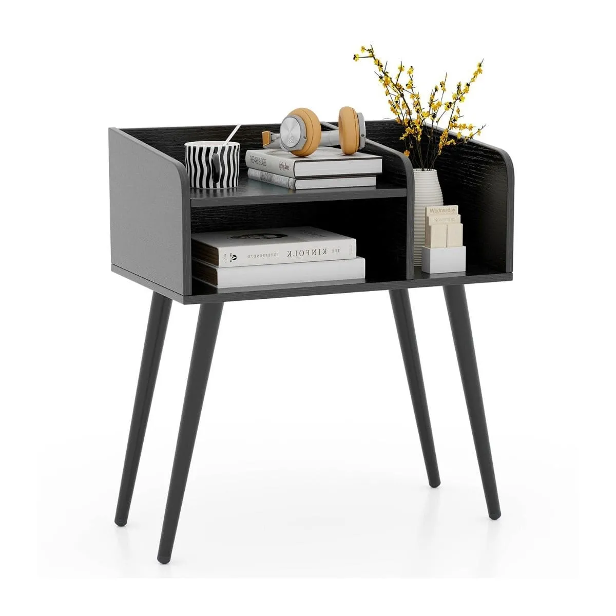 Stolik boczny stolik nocny z otwartymi półkami