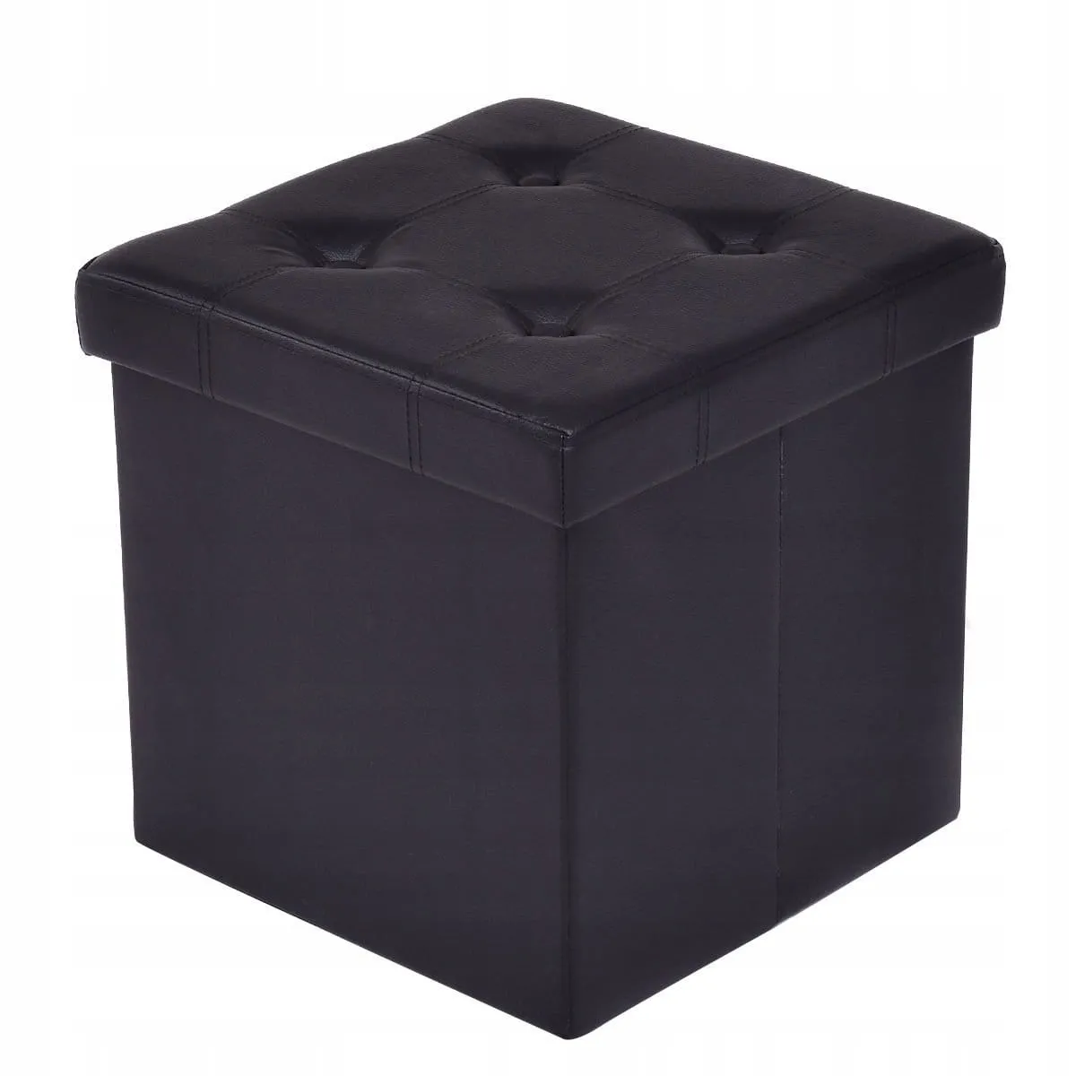 Składana pufa ze schowkiem