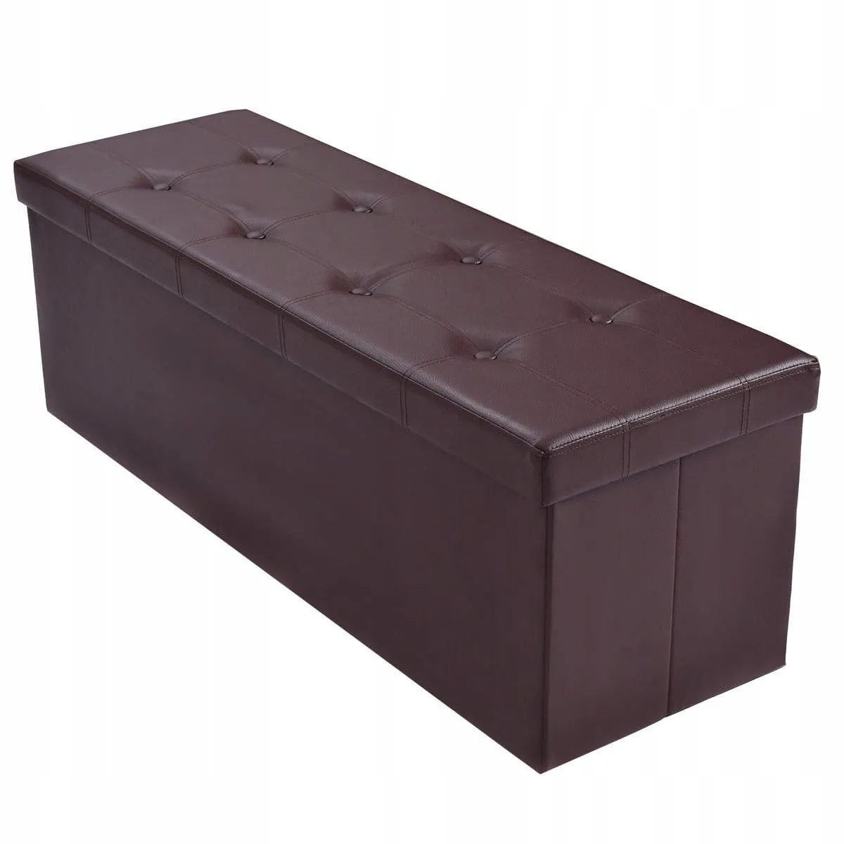 Składana pufa ze schowkiem