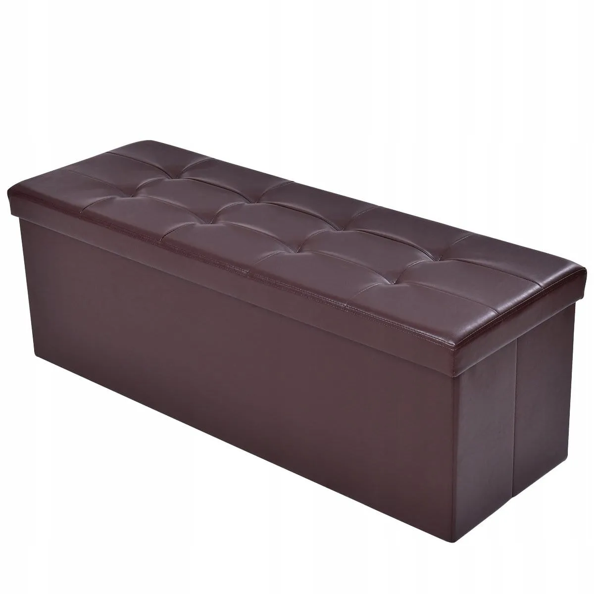 Składana pufa ze schowkiem