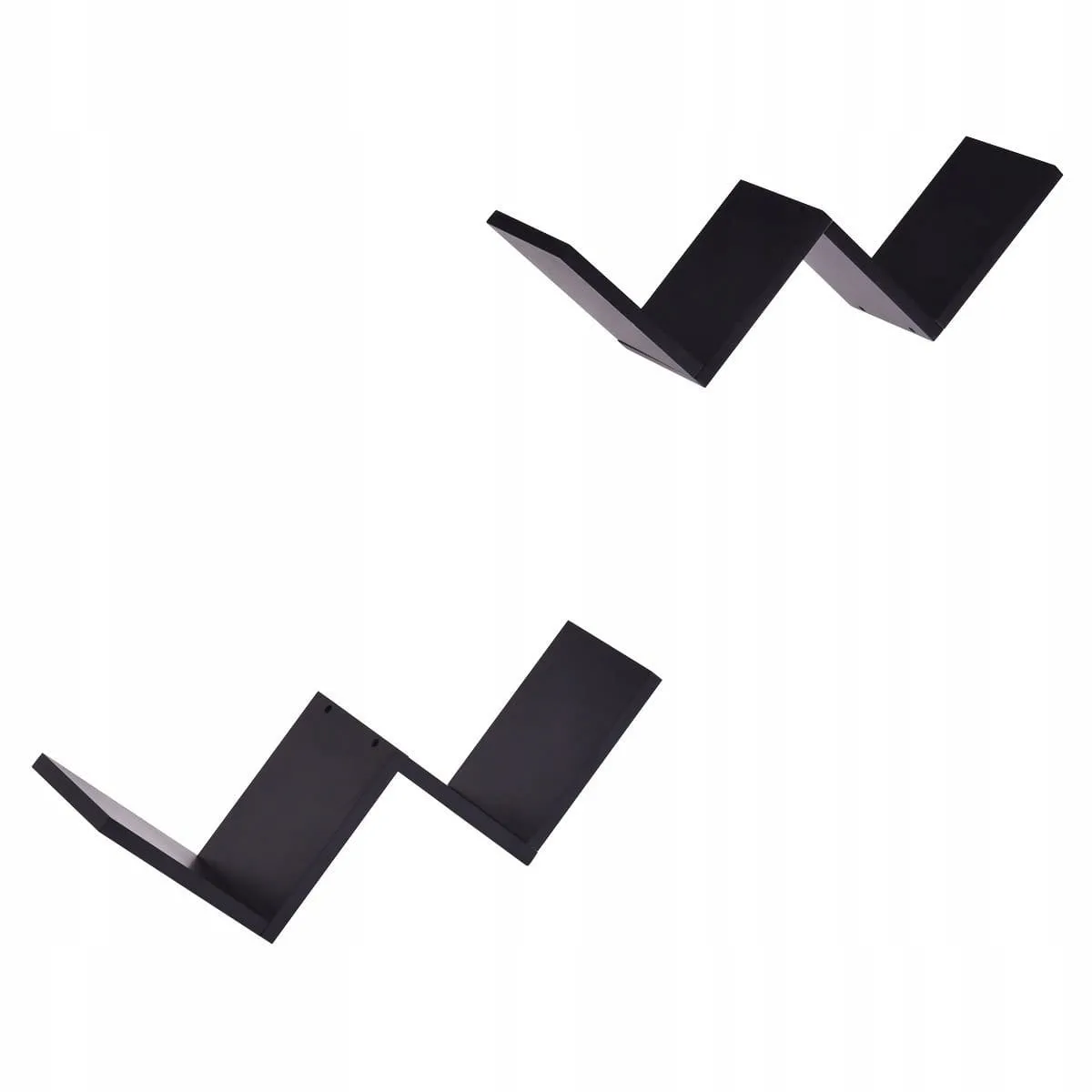 Półki ścienne wiszące zygzaki 2szt.