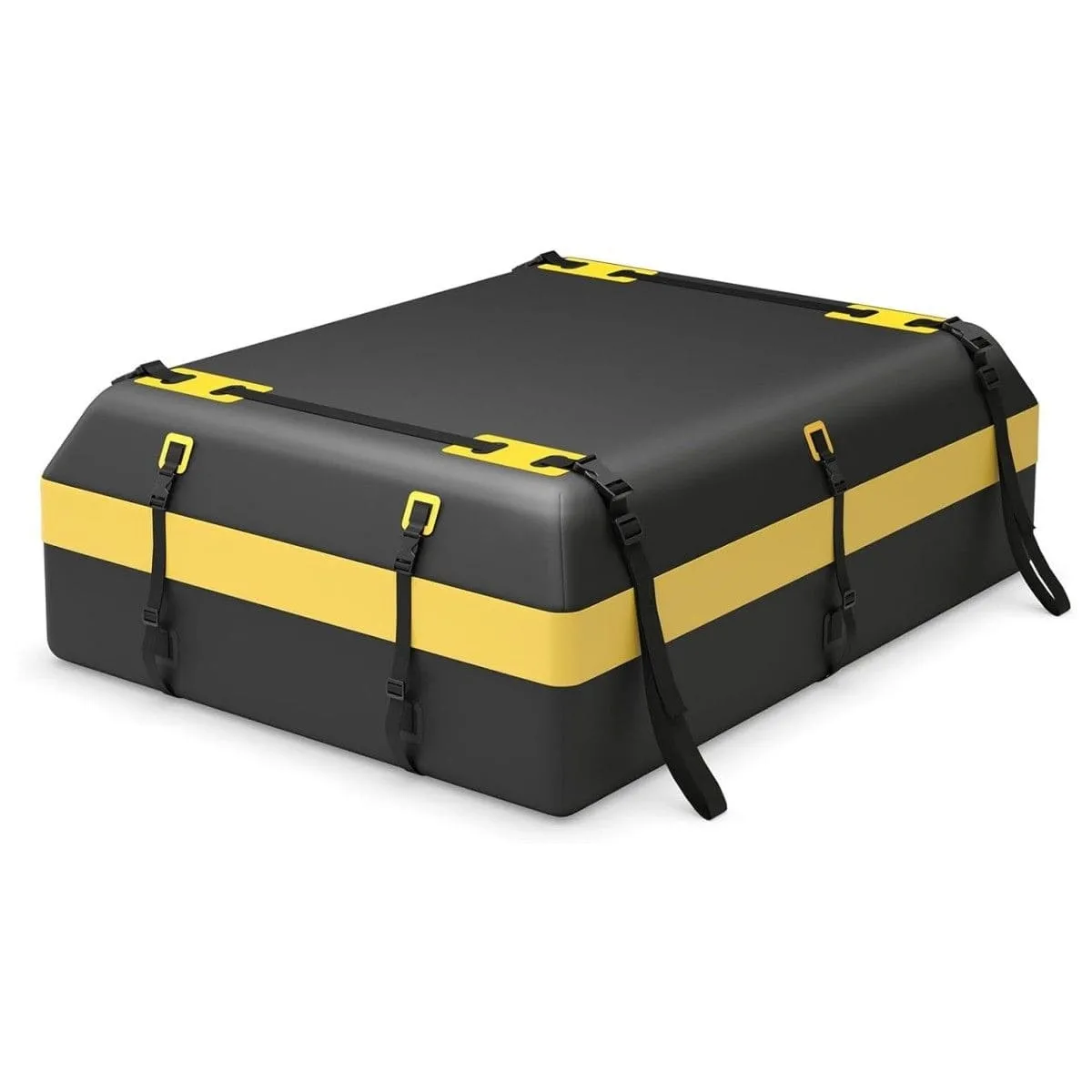 Bagażnik dachowy wodoodporny 600L z matą antypoślizgową żółty