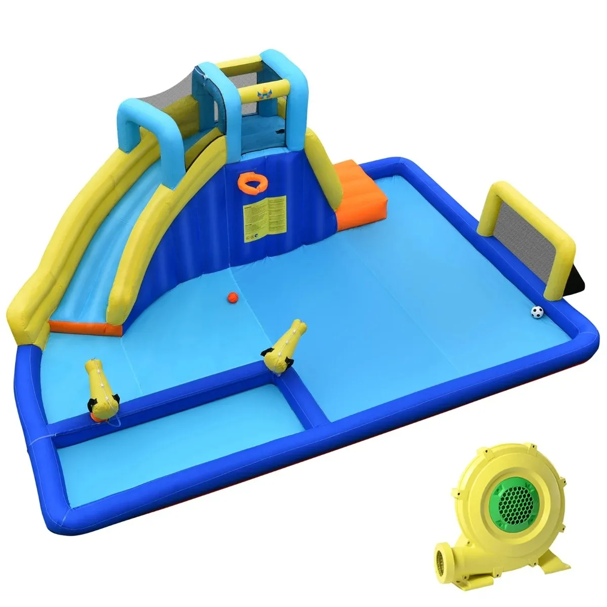 Dmuchany zamek 6 w 1 park wodny z dmuchawą