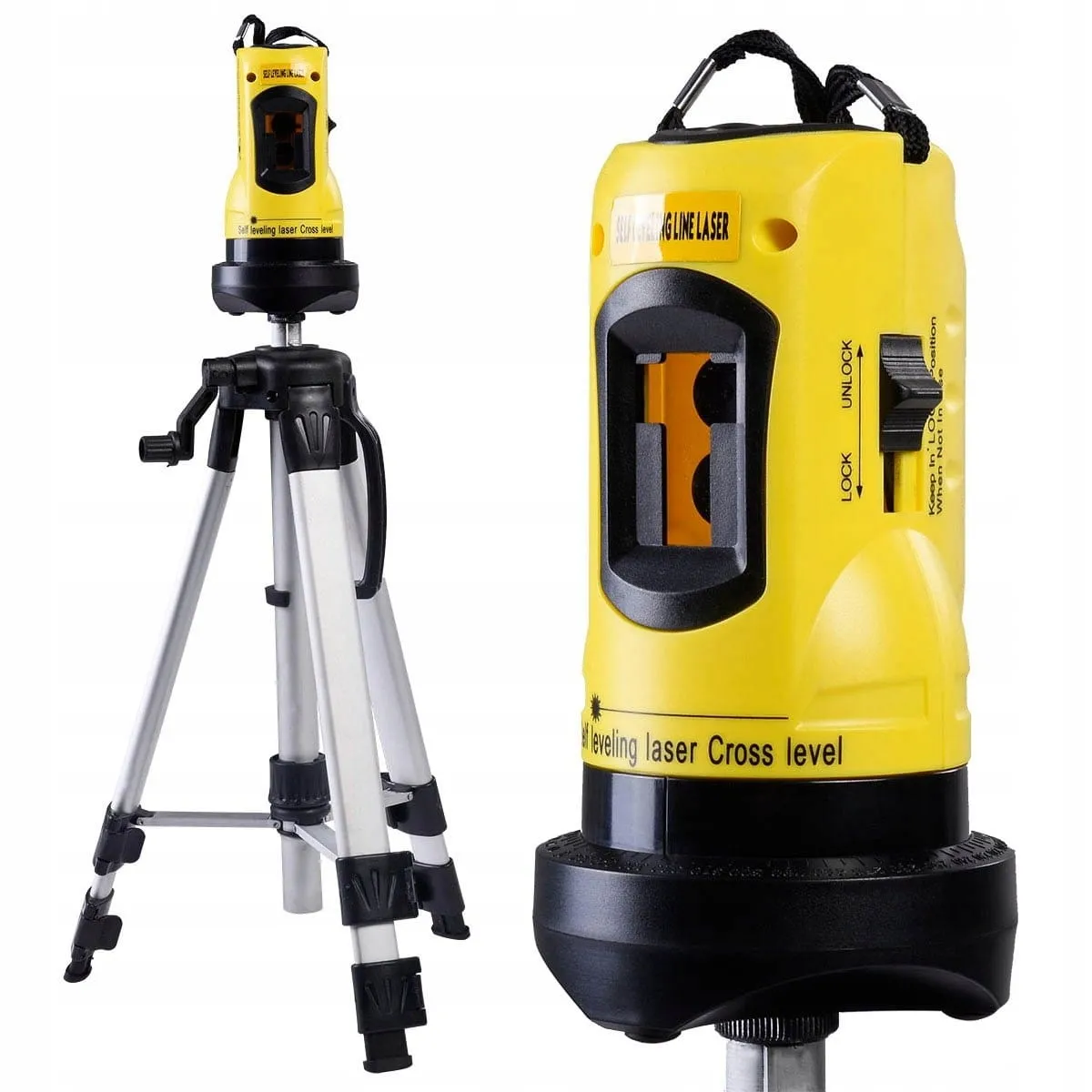 Niwelator laserowy obrotowy statyw 360°