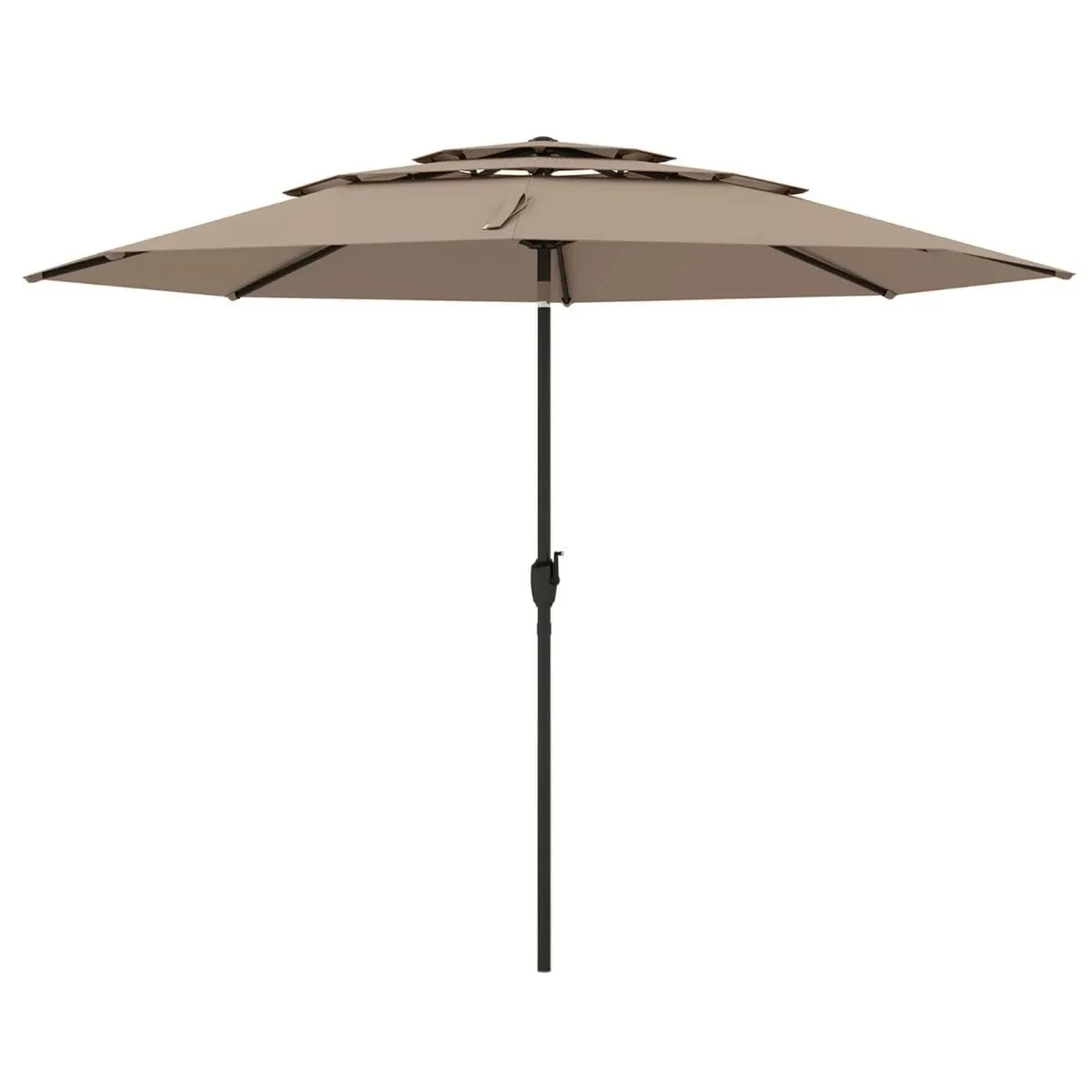 Parasol ogrodowy z systemem wentylacji