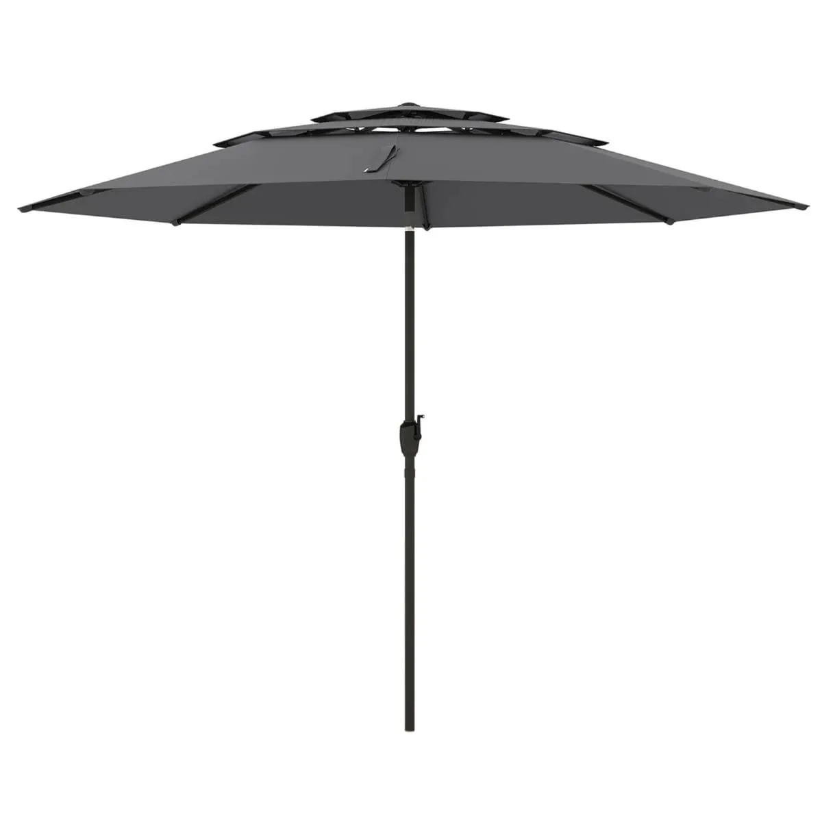 Parasol ogrodowy z systemem wentylacji