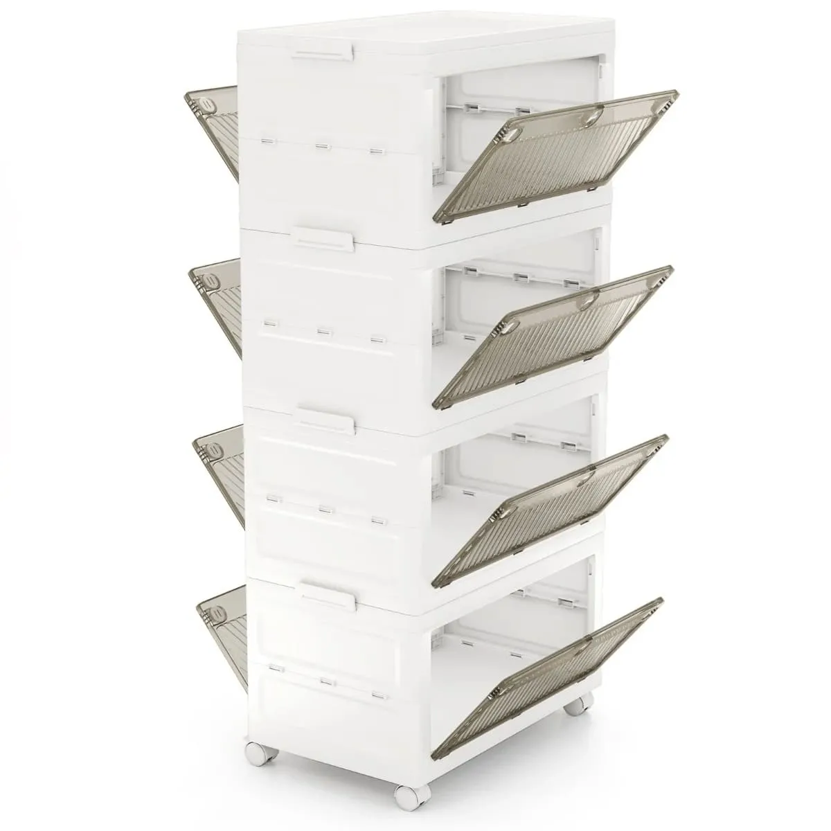 Składany pojemnik do przechowywania 4-poziomowy