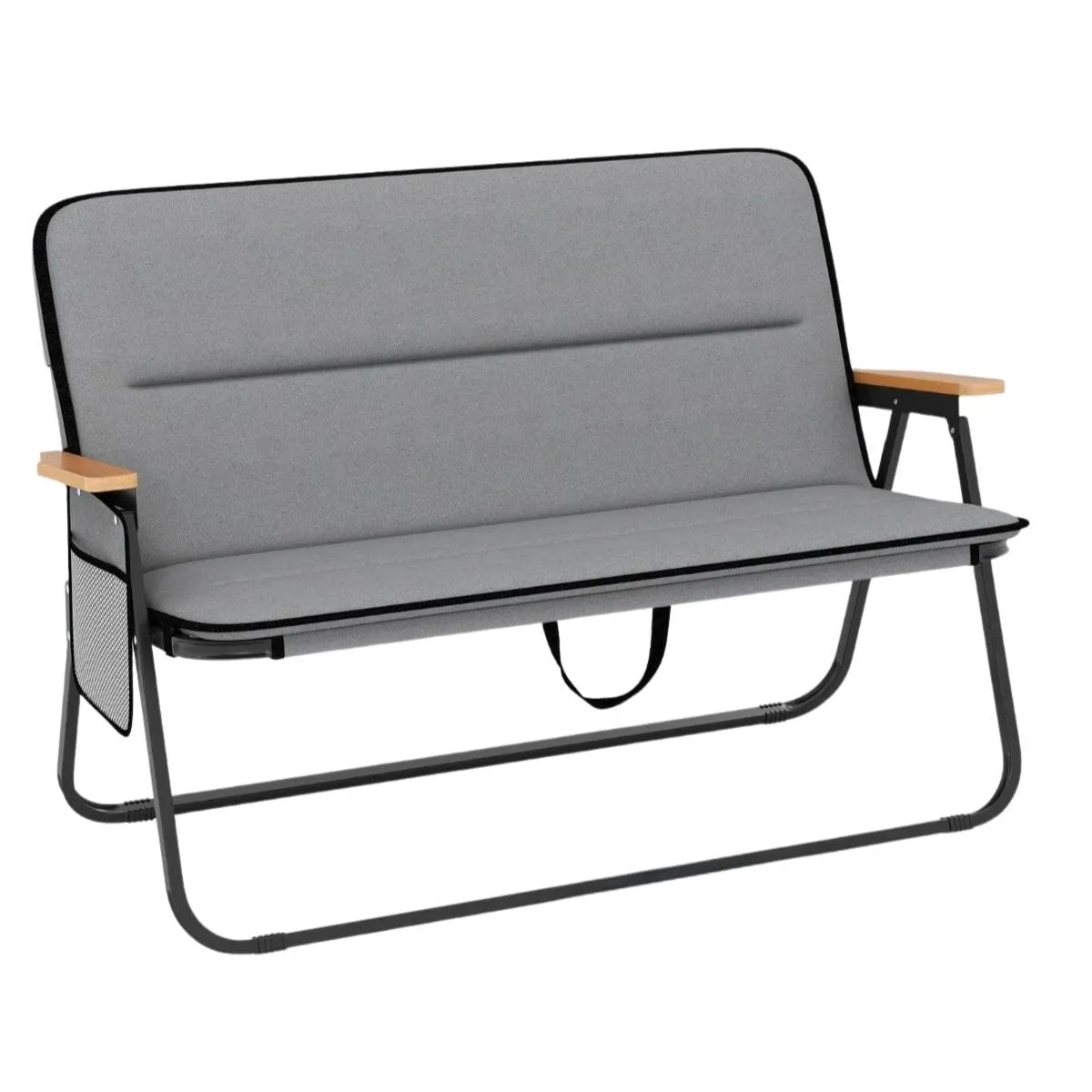 Dwuosobowe składane krzesło kempingowe