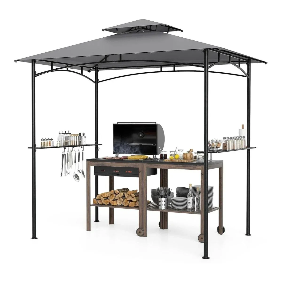 Altana grillowa wiata 242 x 150 x 250 cm