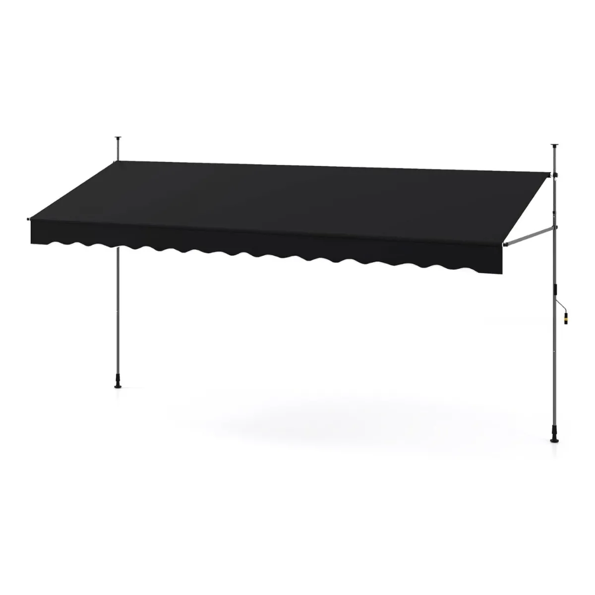 Markiza balkonowa 400 cm z ręczną korbą