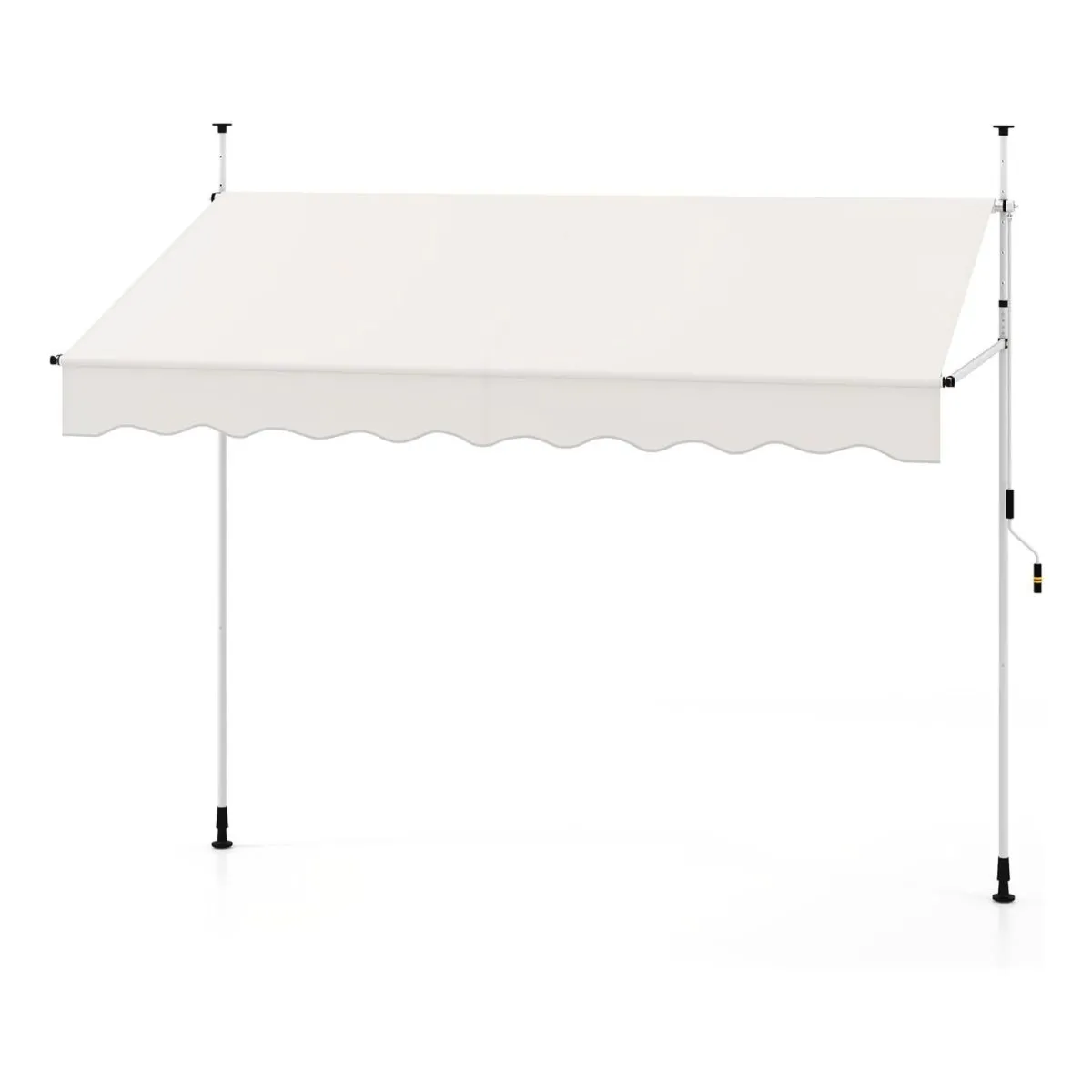 Markiza balkonowa 250 cm z ręczną korbą