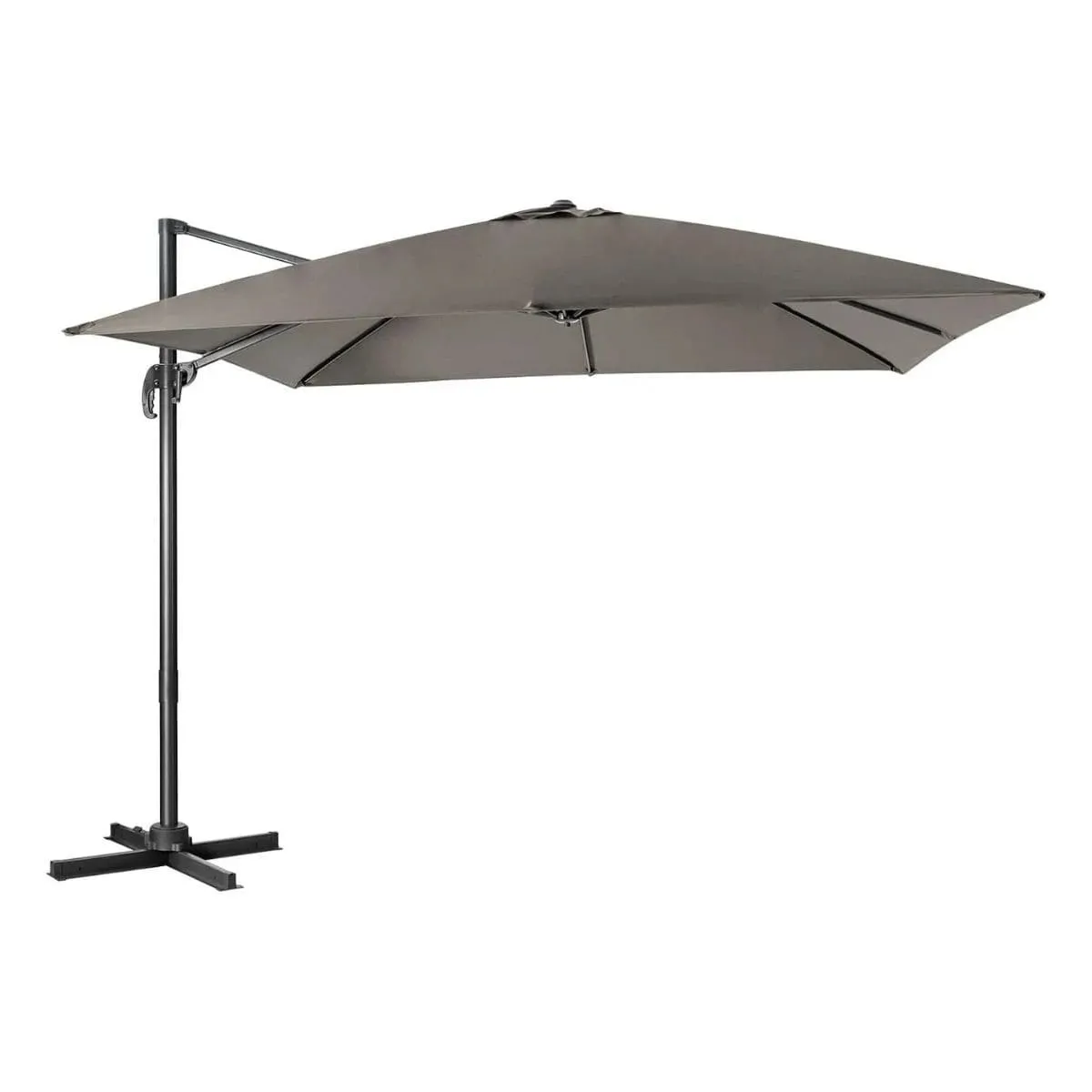 Parasol tarasowy 3m z obrotem 360° szary