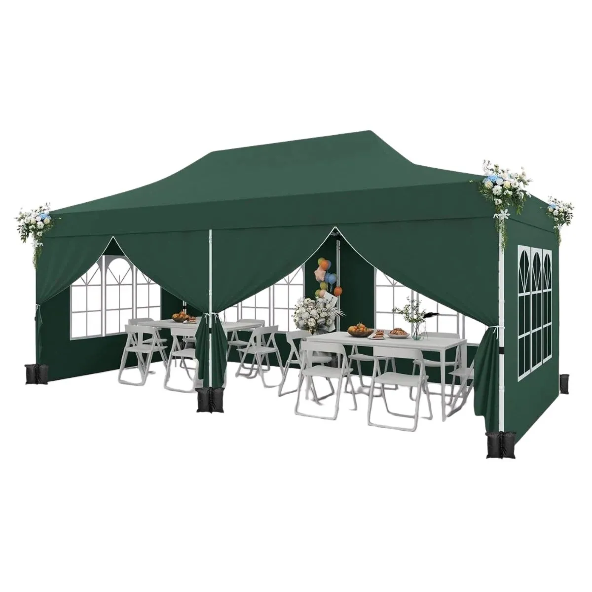 Pawilon ogrodowy namiot imprezowy wodoodporny 3x6m