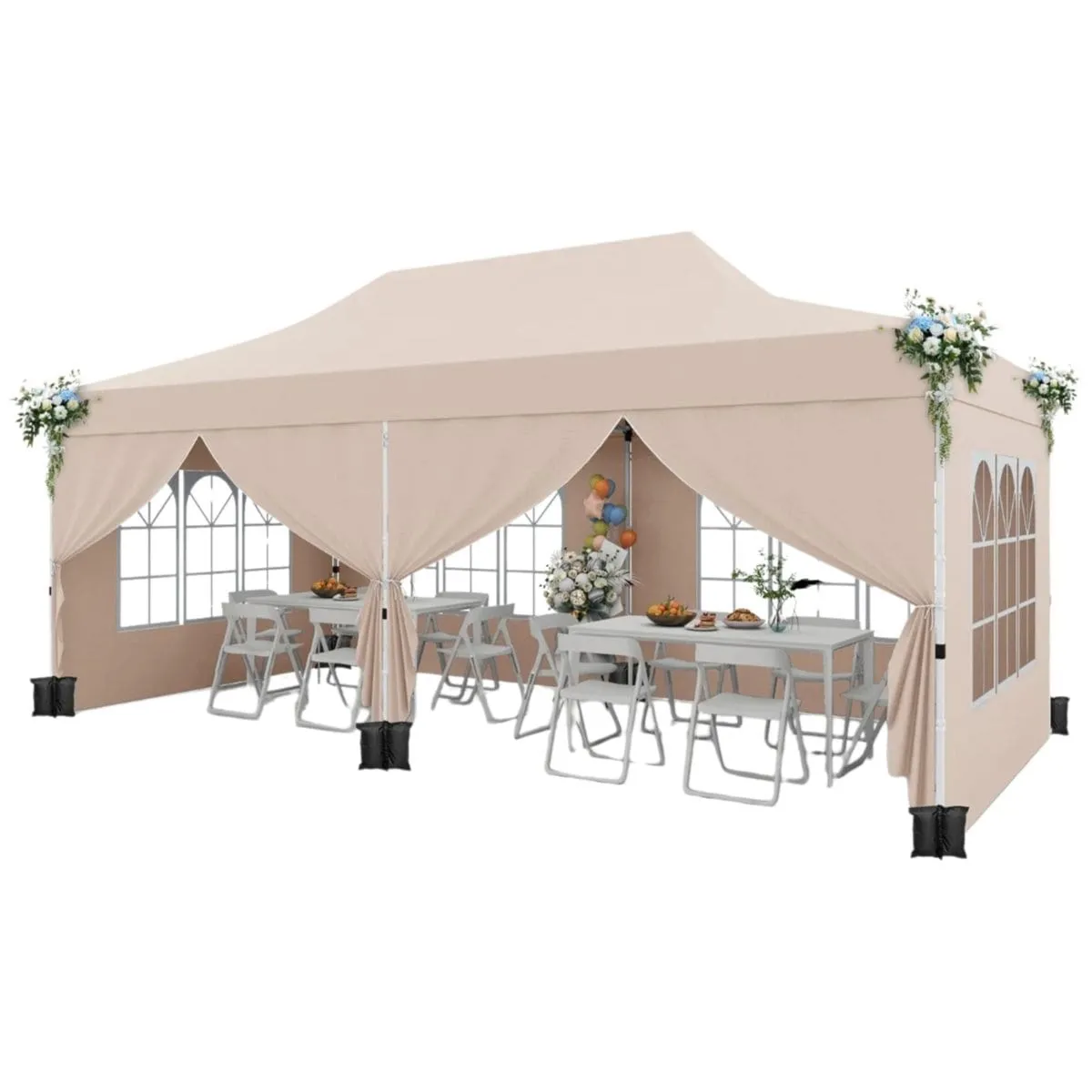 Pawilon ogrodowy namiot imprezowy wodoodporny 3x6m