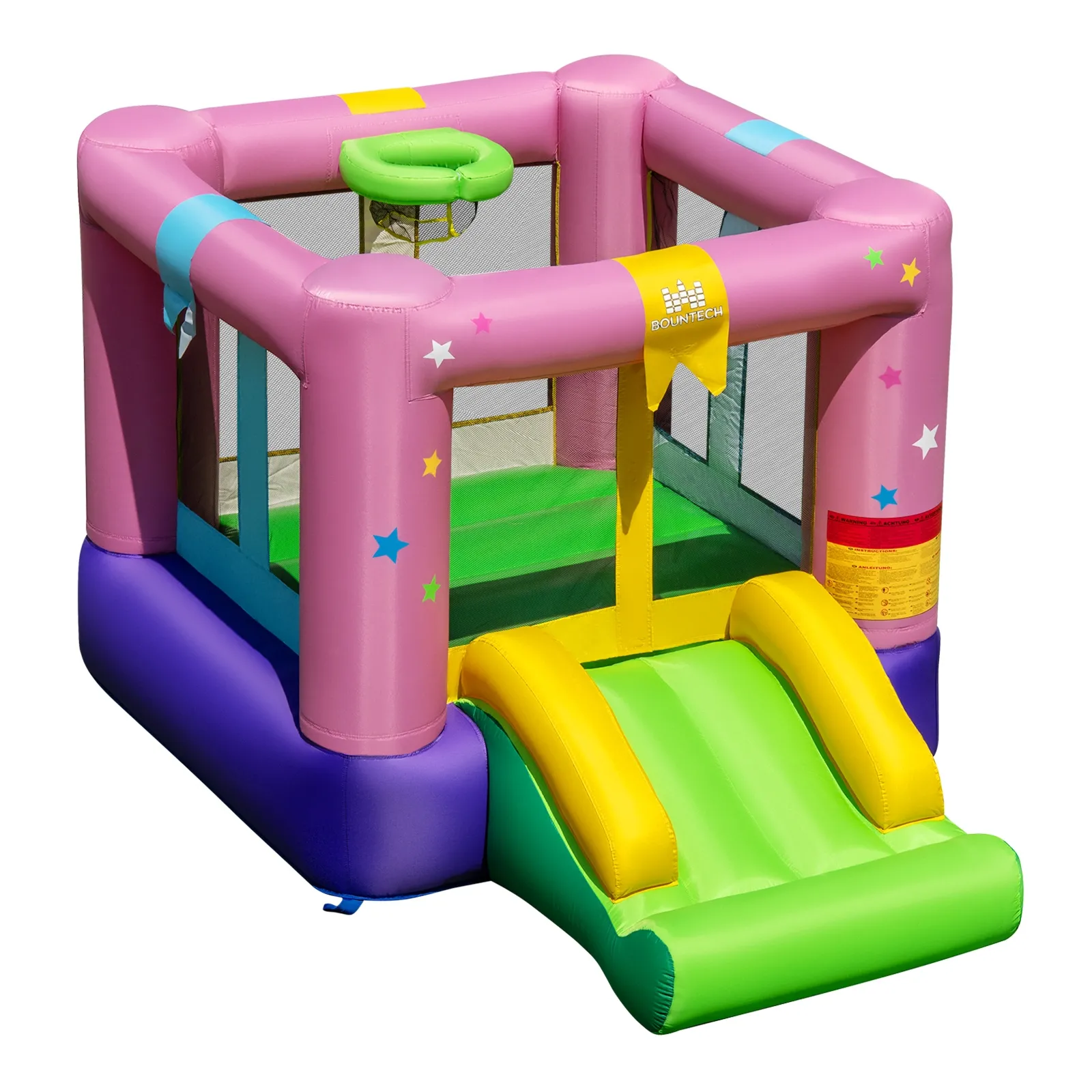 Dmuchany zamek ze zjeżdżalnią