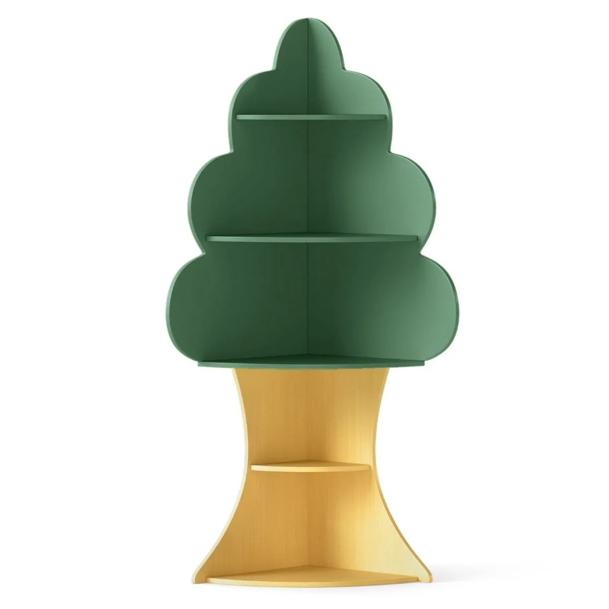 Regał do pokoju dziecięcego w kształcie drzewa