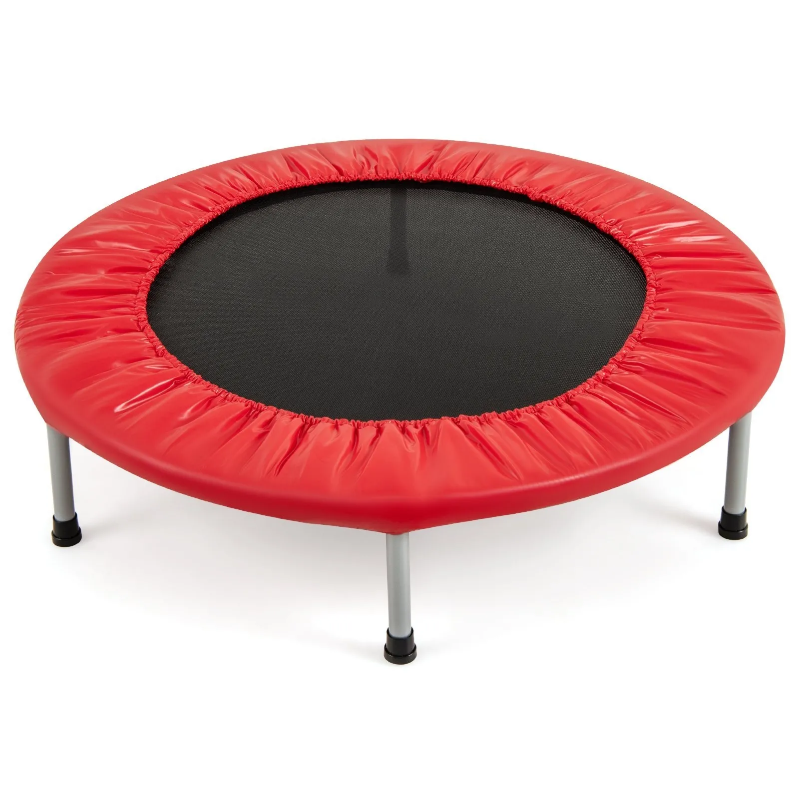 Składana trampolina do zabawy dla dzieci i ćwiczeń fitness czerwona