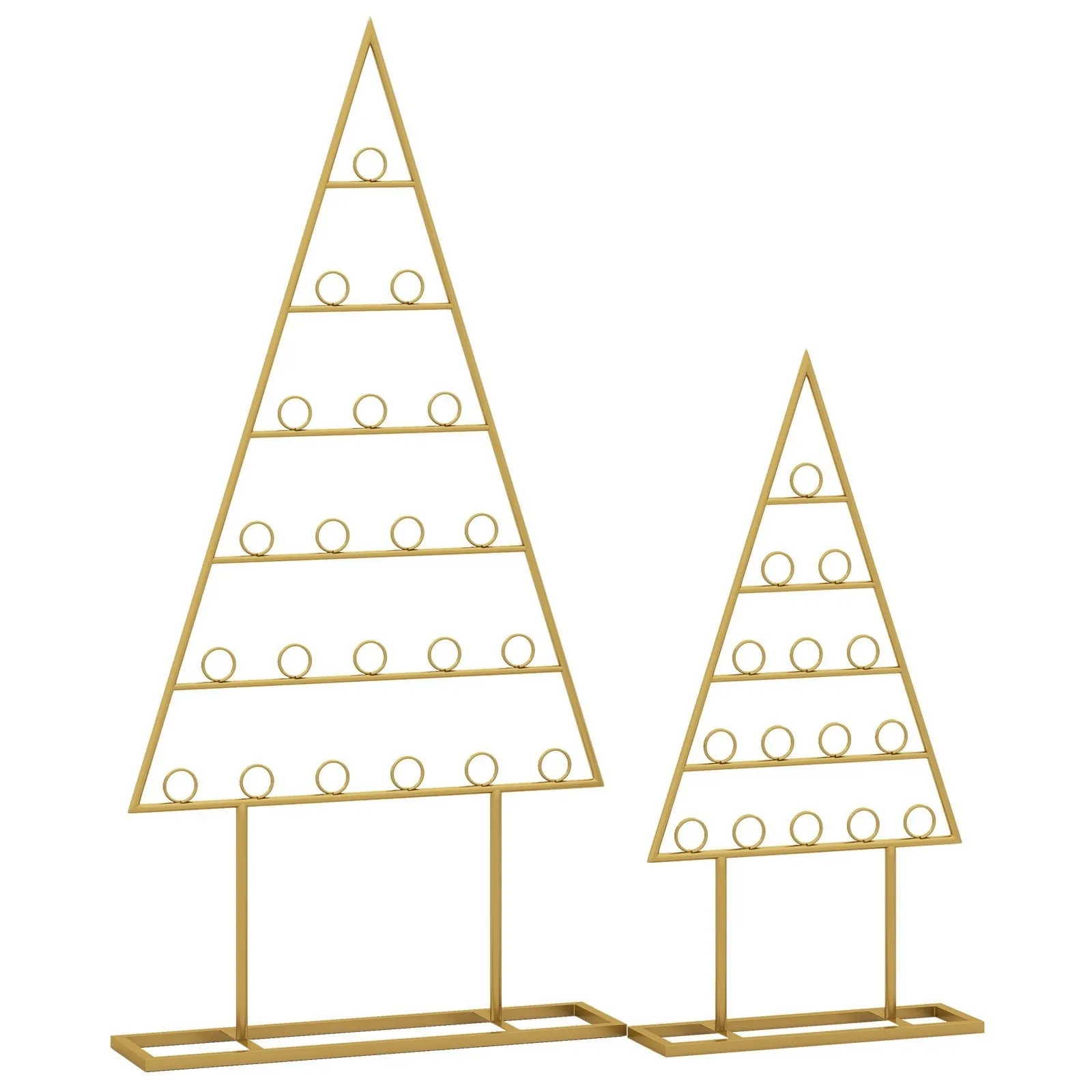 Zestaw stojaków na zdjęcia w kształcie choinki 2 szt